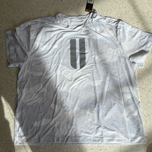 Nobull mens white camo horns tee size xxxl